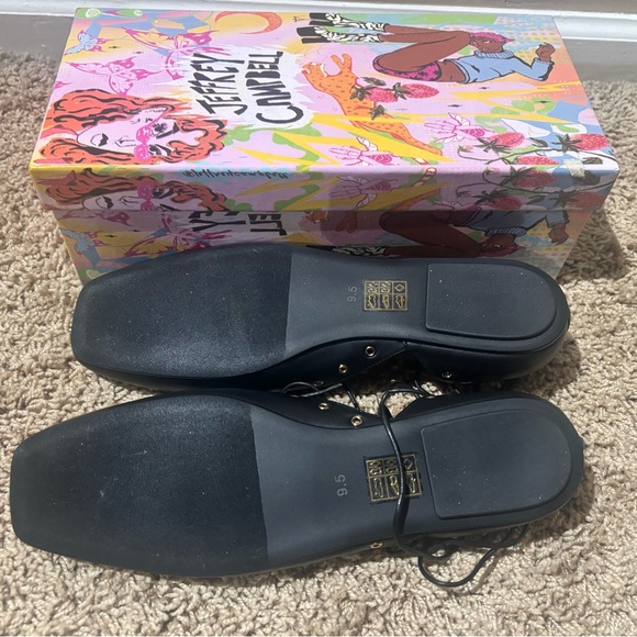 Jeffrey Campbell Corset Lace-Up Grommet Ballet Flats - Picture 6 of 6